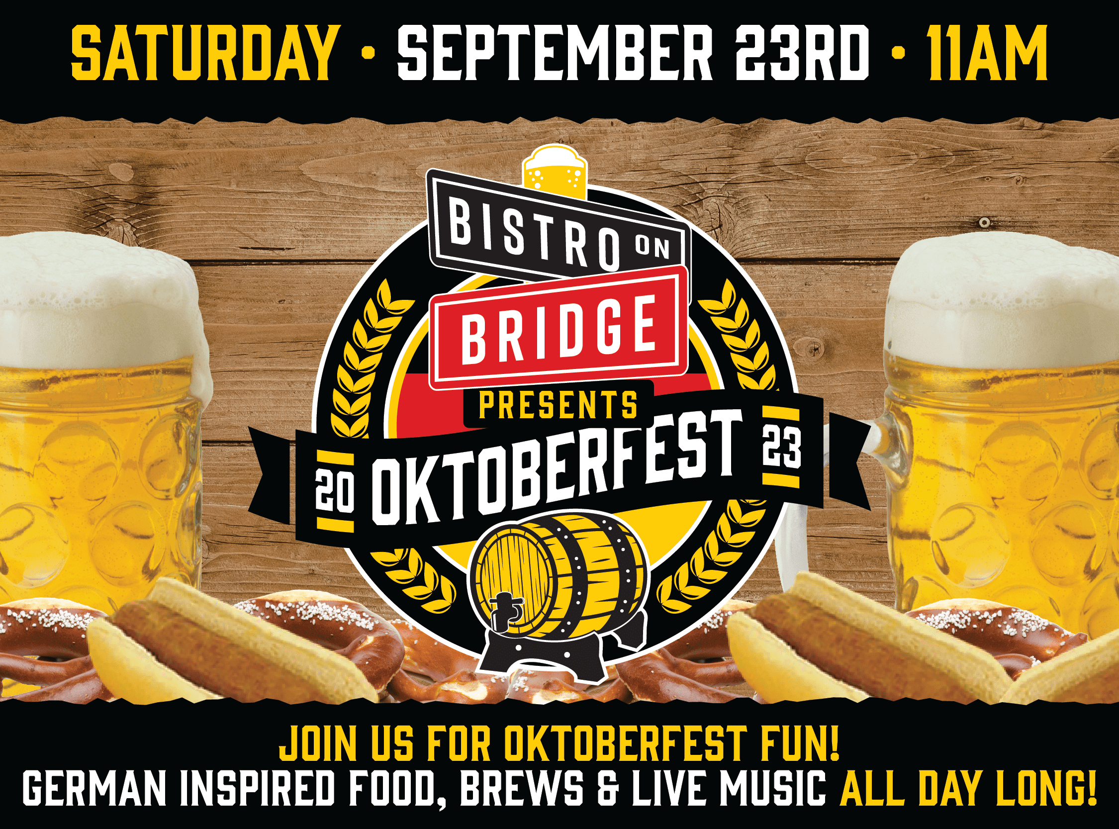 Oktoberfest Celebration Returns to Bistro On Bridge