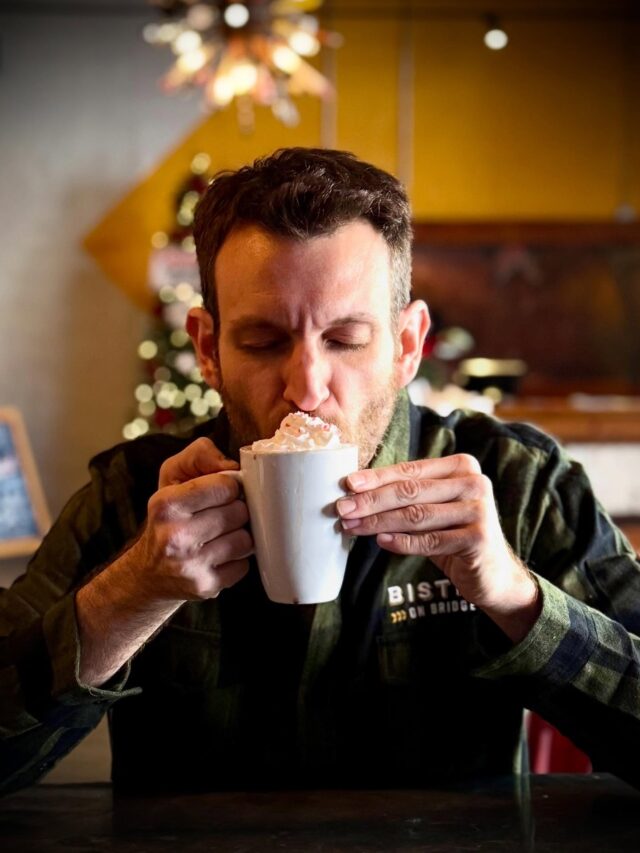 ✨SWIPE to level up your holiday cheer with a dollop of whipped cream (and a side of festive guilt) ✨ 

Our Peppermint Hot Chocolate is the only thing that’ll get you on the nice list this year ☕️ Made with @pennsylvaniadutchcreams Peppermint Bark cream liqueur, whipped cream & crushed candy cane (because, priorities) ❤️🤍🎅🏻 #bistroonbridge #hotchocolate #special #cocktail #phoenixville