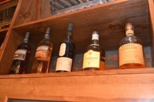 Whiskey Selection at Bistro on Bridge